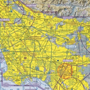 Airspace around Los Angeles